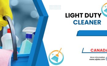 Light Duty Cleaner Required in Canada